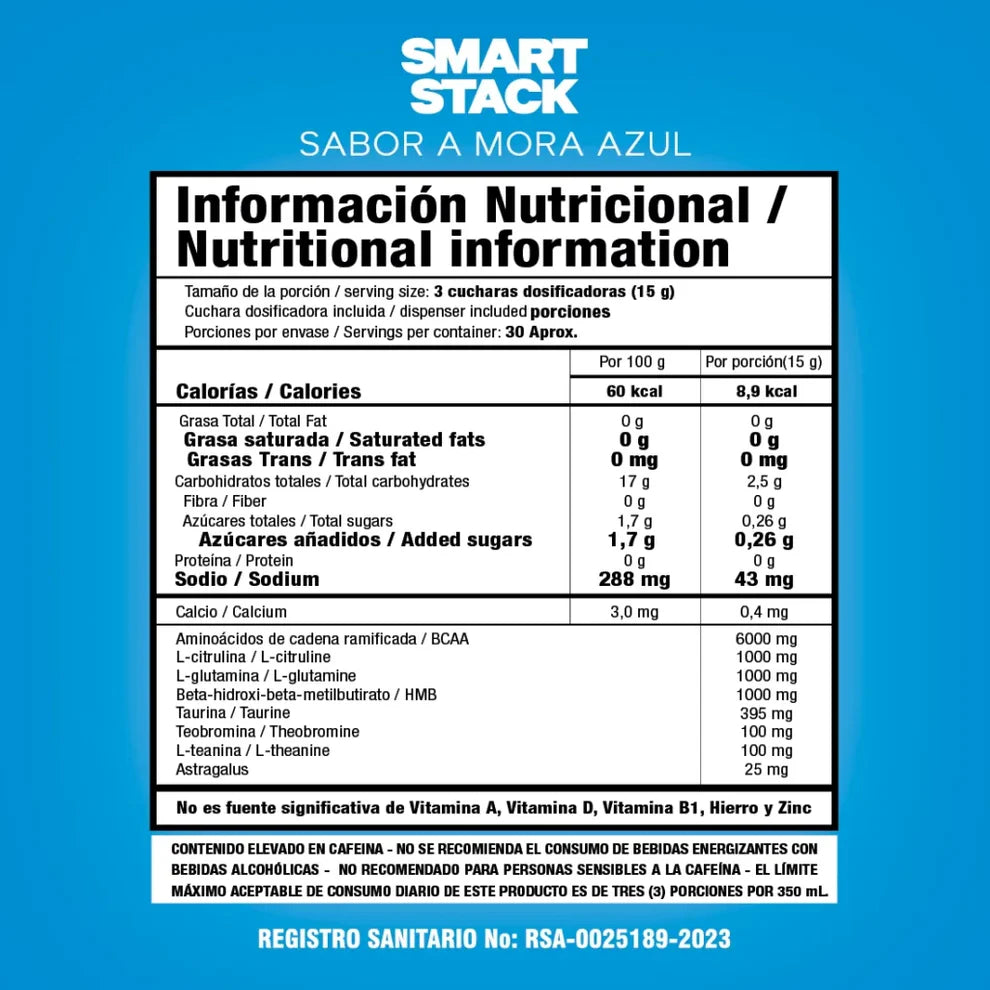 Smart Stack Aminoacidos: MÁS RENDIMIENTO. MÁS RECUPERACIÓN. MÁS TÚ