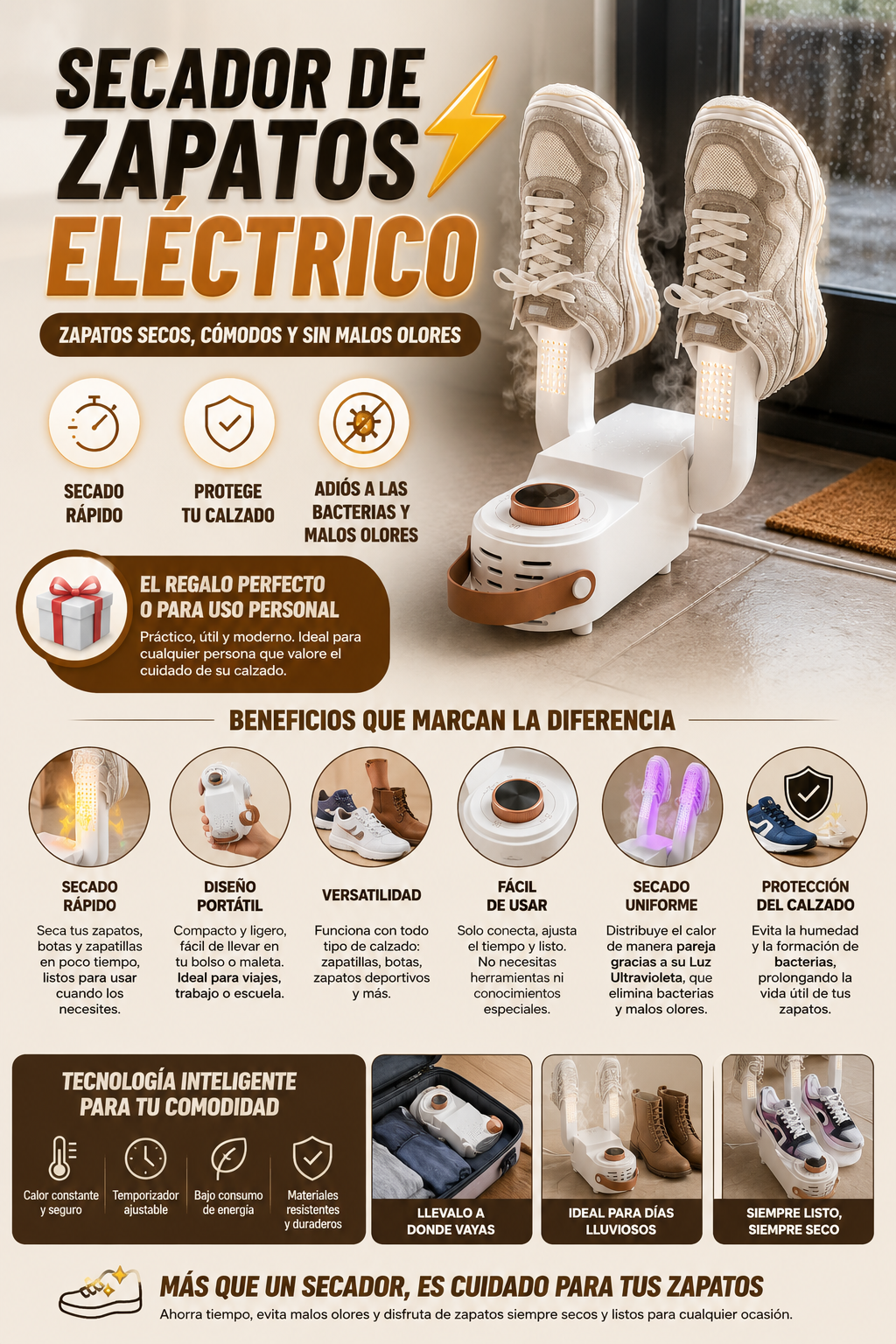 👟 ¡Zapatos Secos en Minutos! 💨